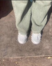 啄木鳥(niǎo)女鞋2025年春秋新款女士時(shí)尚厚底百搭老爹鞋子夏季時(shí)尚休閑運動(dòng)鞋 米白色 36 曬單實(shí)拍圖