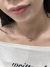 周大金 CHOW TAI KING小蠻腰項鏈女925銀吊墜玫瑰金色鎖骨鏈情人節生日禮物送老婆女友 【品牌禮盒】玫瑰金色小蠻腰項鏈 曬單實(shí)拍圖