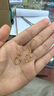 中國珠寶莫比烏斯黃金耳環(huán)女足金耳墜時尚百搭情人節(jié)禮物送女友老婆生日 足金莫比烏斯耳環(huán)【金重約2.3g】 曬單實拍圖