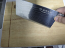 南方兄弟大馬士革鋼斬切刀 專(zhuān)業(yè)料理切肉刀 斬雞鴨鵝砍骨刀菜刀家用鋒利刀 千影斬切刀（斬切兩用） 曬單實(shí)拍圖
