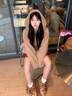 奇安達(dá)【李權(quán)哲同款】情侶面包鞋女鞋新款厚底板鞋男女同款原創(chuàng)鞋子男女 焦糖棕/布丁黃 37 曬單實(shí)拍圖