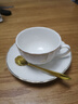 Mongdio陶瓷咖啡杯套裝高顏值輕奢歐式下午茶杯碟 南瓜杯6杯6碟6勺+銀架 曬單實(shí)拍圖