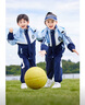 芯時(shí)代小學(xué)生校服春秋裝套裝幼兒園園服兒童班服沖鋒衣三件套英倫學(xué)院風(fēng) 春秋兩件套【外套+長(cháng)褲】 140 碼 曬單實(shí)拍圖