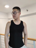莫代爾純棉大碼背心男士打底全棉運動(dòng)健身背心吊帶工字馬甲男款內穿汗衫 灰色+白色+黑色  3件 XL 【120-140斤】 曬單實(shí)拍圖