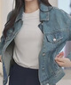 衣香麗影寬松牛仔短外套女2025年春季新款流行爆款時(shí)尚港風(fēng)上衣 寶藍(lán) M 曬單實(shí)拍圖