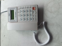 TDLE電話機(jī) HCD37 免電池家用辦公商務(wù)固話 來(lái)電顯示座機(jī) 可翻屏抬屏老人電話 有線固定電話新款 白色 曬單實(shí)拍圖