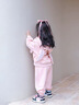 咭卡咭為女童運(yùn)動(dòng)衛(wèi)衣套裝春季2025新款洋氣兒童小女孩春秋兩件套寶寶衣服 藕粉色 常規(guī) 套裝 120 cm碼建議5-6歲(身高115左右） 曬單實(shí)拍圖