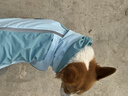 嬉皮狗（hipidog）全包撞色柯基沖鋒雨衣中小型犬臘腸犬四腳狗狗雨衣雨天寵物狗衣服 邦迪藍(lán)【卡碼建議拍大】 XL （建議體重25-30斤） 曬單實(shí)拍圖