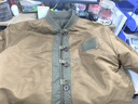 馬登女裝 雙面穿單排扣棉服女秋冬季復(fù)古休閑保暖外套通勤加厚上衣 橄欖綠 馬登工裝 L 曬單實(shí)拍圖