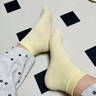 temooues體慕白色襪子女短襪春秋款新疆棉抗菌無(wú)骨中筒襪運動(dòng)防臭堆堆襪月子襪 淺綠+淺黃+米色+奶白+白色 共 5雙 均碼 【7A抑菌抗起球】 曬單實(shí)拍圖