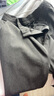 吉普（JEEP）抗皺春秋新款男士休閑褲直筒寬松中年爸爸彈力春季高腰男褲子長(cháng)褲 深灰 2XL 【建議150-165斤】 曬單實(shí)拍圖