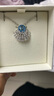 施華洛世奇（SWAROVSKI）新品 Idyllia太陽(yáng)花朵項鏈輕奢飾品生日38女神節禮物送女友 5689195 藍色貝殼 曬單實(shí)拍圖