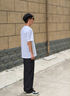 卡賓（CABBEEN）【環(huán)保水溶繡結合】男裝 剪紙畫(huà)印花T恤2025夏季新款休閑百搭 米白色12 L /175/50 曬單實(shí)拍圖