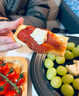 IBERMOSO進(jìn)口西班牙火腿伊比利亞火腿橡果喂養(yǎng)黑豬生吃火腿即食切片冷吃 42個(gè)月半橡果綠標(biāo)后腿切片40g 曬單實(shí)拍圖