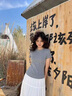 衣然呈品白色半身裙女夏季薄款高腰顯瘦a字中長(cháng)款百搭蓬蓬裙芭蕾蛋糕裙子 白色 M 【建議90-110斤】 曬單實(shí)拍圖