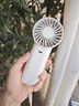 向物（SOTHING）手持小風(fēng)扇 迷你便攜式隨身手拿小型電風(fēng)扇 戶(hù)外超長(cháng)續航強勁大風(fēng)力輕音小電扇風(fēng)寶學(xué)生寶寶吹輔食 【長(cháng)續航版-月光白】續航19h / 100檔大風(fēng) 曬單實(shí)拍圖
