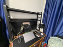 牧迪人洞洞板桌面置物架電腦桌上多層收納架學習桌辦公桌電競風整理架子 三層黑架+黑板|贈30件套|高93cm 長115cm*寬25cm 曬單實拍圖