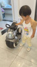 荼梧【德國】兒童電動摩托車三輪車男女孩益智玩具早教生日禮物 烤漆紅【豪華遙控款】6v7電瓶+雙驅+藍牙早教 曬單實拍圖
