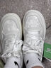 森馬女鞋春季透氣網(wǎng)面厚底小白鞋女士百搭配裙子內增高學(xué)生休閑板鞋子 銀色 39 曬單實(shí)拍圖