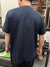 十如仕2025新品短袖t恤男女款純棉【汗無(wú)痕】圓領(lǐng)打底衫休閑通勤 T12-02 海軍藍(lán) XL 曬單實(shí)拍圖