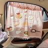 輕曼簾影吸盤(pán)式汽車(chē)車(chē)窗遮陽(yáng)簾寶寶嬰兒車(chē)內隔熱防曬卡通可愛(ài)創(chuàng  )意車(chē)載窗簾 美味早餐（蛋糕） 寬70高50cm兩片（吸盤(pán)通用） 曬單實(shí)拍圖