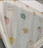 眺德高免打孔魔術(shù)貼窗簾遮光窗簾粘貼學(xué)生宿舍飄窗透光不透人租房紗簾布 紗窗窗簾【花朵格子】【一片裝】 寬1.5*高1.8米【送魔術(shù)貼+綁帶】 曬單實(shí)拍圖
