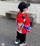 G.DUCKKIDS聯(lián)名男童外套春秋奧特曼衣服兒童男孩秋裝夾克洋氣上衣運動拉鏈衫 紅色外套 120 尺碼5~6歲【110-120cm】cm 曬單實拍圖