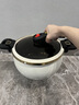 班貝特BAMBETEL德國品牌琺瑯搪瓷微壓湯鍋雙耳燉煮鍋無涂層燃氣電磁爐 月光白（2-6人） 24cm 曬單實拍圖