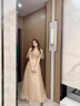 鉑朗尼奧禮服女宴會(huì)晚禮服高檔小個(gè)子2024新款晚禮服氣質(zhì)仙輕奢顯瘦主持年 香檳色綁帶長款衣長140 均碼 S99斤以下 曬單實(shí)拍圖
