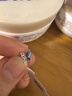 周六福PT950琺瑯蝴蝶鉑金耳釘 B0910975 約1.54g 一對(duì) 生日禮物 曬單實(shí)拍圖