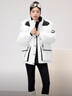 愛居兔工裝風(fēng)羽絨服女冬季新款保暖防風(fēng)連帽羽絨外套EWRAJ4P745A 本白98 160/84A/M 曬單實拍圖
