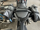Tacx摩托車后座馱包快拆行李防水邊包騎士包ADV摩旅裝備干濕分離設(shè)計 仿賽街車款20L黑色一對 曬單實拍圖