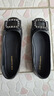 ZHR單鞋女一腳蹬淺口通勤女鞋平底減齡夏季船鞋女 AH613 黑色 38 曬單實(shí)拍圖
