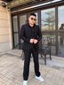 皮爾卡丹（pierre cardin）男士西服套裝商務(wù)職業(yè)正裝小西服修身西裝男新郎伴郎結(jié)婚禮服外套 藏青雙扣 西服+西褲+馬甲 +七件禮品 L /170 【100-115斤】品牌專版 曬單實(shí)拍圖