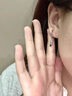 ZIWAILIN星條耳環(huán)男純銀輕奢小眾設(shè)計(jì)高級(jí)感痞帥耳釘2024新款爆款獨(dú)特耳墜 【925銀】星條耳環(huán)--單只 曬單實(shí)拍圖