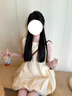 渝鼎福夏季甜美花苞連衣裙子女短款高級感小個子氣質(zhì)穿搭寬松韓版遮肚子 黃色均碼【80-120斤】 曬單實拍圖