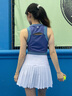 威爾勝（Wilson）官方25夏季新款女士MIDTOWN蜜糖帶底褲球袋一體織網(wǎng)球運(yùn)動(dòng)半身裙 經(jīng)典亮白色 WW00160331WT1 M /170/70A 曬單實(shí)拍圖