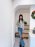 香影高級(jí)感小香風(fēng)外套女短款2025秋季新款法式氣質(zhì)名媛風(fēng)精致上衣 果綠 S 曬單實(shí)拍圖