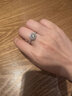 知尊一克拉莫桑鉆對戒指男女一對D色定情信物情侶求婚表白帶證書禮盒 1克拉男戒+1克拉女戒 開口可調(diào)節(jié)大小 曬單實拍圖
