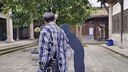 森馬（Semir）牛仔外套男美式復(fù)古格紋襯衫式夾克2025春上衣小寬松109125108114 曬單實(shí)拍圖