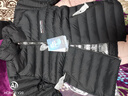 諾詩蘭女士鵝絨羽絨服三防輕量羽絨服通勤戶外防寒保暖外套NDJEH2693S 純黑色 S (160) 曬單實拍圖