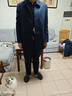 雅戈爾（YOUNGOR）大衣男士秋冬青年男商務(wù)大衣經(jīng)典翻領(lǐng)羊毛羊絨混紡面料高端品質(zhì) 藏青 L 175/96A 曬單實拍圖