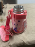 膳魔師（THERMOS）FJO系列不銹鋼大容量雙蓋兩用 迪士尼聯(lián)名兒童用帶杯套吸管保溫杯 600毫升 - FJO-600WFDS(P) 曬單實(shí)拍圖