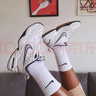 耐克（NIKE）男鞋2025秋冬季鞋子輕便減震老爹鞋復古運動(dòng)鞋休閑鞋透氣跑步鞋 415445-102白/銀LOGO/Air氣墊 建議大半碼 42 曬單實(shí)拍圖