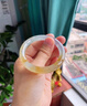 京蔻迪天l然黃龍玉手鐲金絲玉鐲子玉鐲女溏心錦鯉桂花釀手鐲石英巖玉送 52mm 溏心錦鯉 曬單實(shí)拍圖