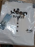 JEEP SPIRIT吉普短袖t恤男上衣潮流冰絲棉男裝聯(lián)名休閑打底衫半袖純色體恤 T120V領(lǐng)純色-白色 L 【110-130斤】 曬單實(shí)拍圖