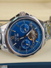 冠琴（GUANQIN）十大名表手表男士全自動(dòng)機械表學(xué)生腕表送老公男友情人節生日禮物 GJ16464鋼帶藍面【升級加強版】 曬單實(shí)拍圖