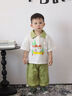 G.DUCK KIDS小黃鴨童裝嬰兒衣服夏季薄款男寶寶外出服兒童分體套裝純棉倆件套咖色小熊73cm 73建議3-7個(gè)月13-18斤 曬單實(shí)拍圖