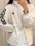 adidas休閑寬松舒適連帽夾克外套女裝阿迪達(dá)斯官方輕運(yùn)動(dòng) 白/黑色   M 曬單實(shí)拍圖