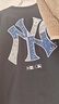 NEW ERA紐亦華MLB腰果花運動(dòng)短袖T恤男女情侶NY LA印花 14179141-黑色-NY 腰果花 L 曬單實(shí)拍圖